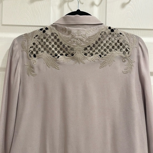 The Kooples Floral Embroidered Long Sleeve Blouse - Picture 6 of 16